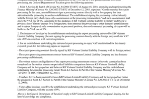 Official Dispatch No. 1641/TCT-PCCS, On VAT on goods entrusted for export proces