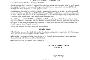 Quyết định 33/2006/QĐ-UBND chức năng tổ chức pháp chế cơ quan chuyên môn Lào Cai