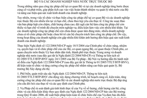 Chỉ thị 08/2006/CT-BXD kiện toàn tổ chức hoạt động tổ chức pháp chế cơ quan Bộ doanh nghiệp nhà nước thuộc Bộ