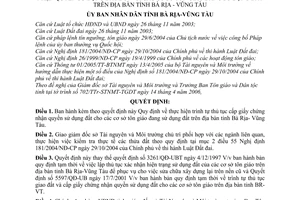 Quyết định 1357/2006/QĐ-UBND thực hiện trình tự thủ tục cấp giấy chứng nhận