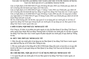 Thông tư 37/2006/TT-BTC hướng dẫn chế độ thu nộp quản lý sử dụng phí xác minh giấy tờ tài liệu người LĐ VN làm việc áp dụng BQL LĐ nước ngoài