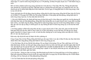 Chỉ thị 05/2006/CT-UBND ngăn chặn dịch bệnh lở mồm long móng ở gia súc Long An