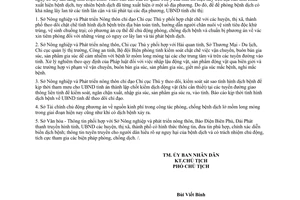 Chỉ thị 08/2006/CT-UBND phòng chống bệnh dịch lở mồm long móng ở gia súc Điện Biên