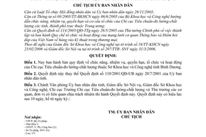 Quyết định 121/2006/QĐ-UBND  chức năng, nhiệm vụ, quyền hạn, tổ chức