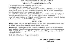 Quyết định 26/2006/QĐ-UBND mức chi cho công tác Phổ cập giáo dục Trung học cơ sở Quảng Ngãi