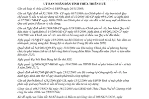 Quyết định 1261/QĐ-UBND năm 2006 đề cương  Quy hoạch phát triển công nghiệp