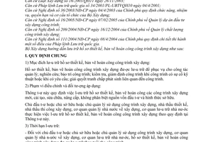 Thông tư 02/2006/TT-BXD hướng dẫn lưu trữ hồ sơ thiết kế, bản vẽ hoàn công công trình xây dựng