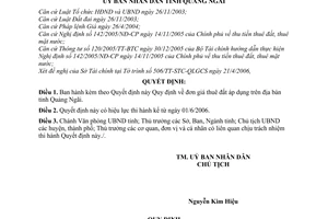 Quyết định 29/2006/QĐ-UBND  đơn giá thuê đất