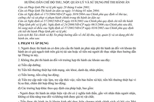 Thông tư liên tịch 43/2006/TTLT-BTC-BTP hướng dẫn chế độ thu nộp quản lý sử dụng phí thi hành án
