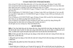 Quyết định 32/2006/QĐ-UBND bảng giá xây dựng nhà cửa, công trình kiến trúc