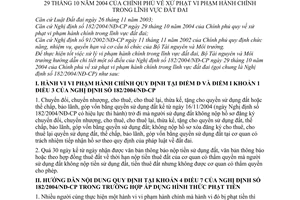 Thông tư 05/2006/TT-BTNMT xử phạt vi phạm hành chính lĩnh vực đất đai hướng dẫn thực hiện Nghị định 182/2004/NĐ-CP