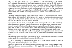 Chỉ thị 04/2006/CT-UBND nâng cao công tác thi hành án dân sự Tuyên Quang