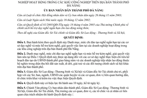 Quyết định 55/2006/QĐ-UBND Danh mục, mức chi đào tạo nghề ngắn hạn tại các cơ sở dạy nghề