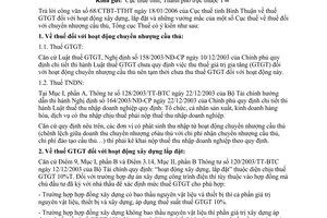 Công văn 1948/TCT-PCCS thuế GTGT hoạt động xây dựng, lắp đặt và những vướng mắc của một số Cục thuế về thuế chuyển nhượng cầu thủ