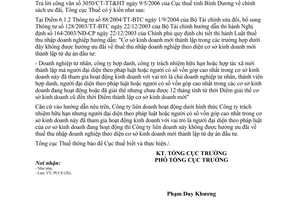 Công văn 2088/TCT-PCCS chính sách ưu đãi