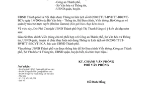 Công văn 825/VP-VX triển khai TTLT quản lý trò chơi trực tuyến (Online Games)
