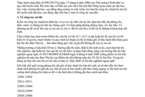 Công văn 5300/BGDĐT-ĐH&SĐH tăng cường chỉ đạo kỳ thi tuyển sinh ĐH, CĐ 2006