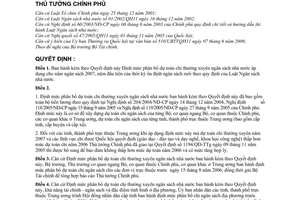 Quyết định 151/2006/QĐ-TTg  Định mức phân bổ dự toán chi thường xuyên ngân sách nhà nước 2007