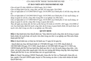 Quyết định 88/2006/QĐ-UBND  Quy định thi tuyển công chức dự bị trong cơ quan hành chính, thi tuyển hoặc xét tuyển viên chức đơn vị nhà nước
