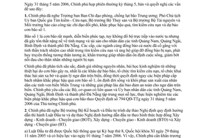 Nghị quyết 12/2006/NQ-CP Phiên họp Chính phủ thường kỳ tháng 5 năm 2006