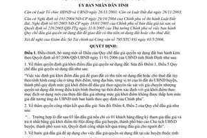 Quyết định 55/2006/QĐ-UBND điều chỉnh Quy chế đấu giá quyền sử dụng đất