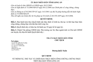Quyết định 22/2006/QĐ-UBND trình tự, thủ tục thời hạn công chứng chứng thực