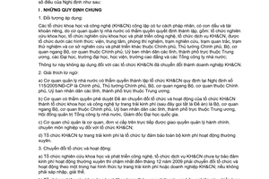 Thông tư liên tịch 12/2006/TTLT-BKHCN-BTC-BNV cơ chế tự chủ tự chịu trách nhiệm của  tổ chức khoa học công nghệ công lập