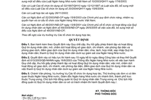 Quyết định 24/2006/QĐ-NHNN Quy chế cấp, thu hồi giấy phép thành lập hoạt động Quỹ tín dụng nhân dân