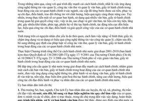 Chỉ thị 31/2006/CT-UBND giảm giấy tờ hành chính trong hoạt động của cơ quan