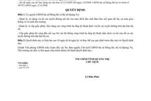 Quyết định 52/2006/QĐ-UBND ủy quyền cấp phép xây dựng công trình hạ tầng