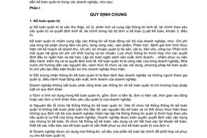Thông tư 53/2006/TT-BTC hướng dẫn áp dụng kế toán quản trị doanh nghiệp