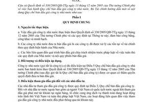 Thông tư 51/2006/TT-BTC hướng dẫn nội dung Quy chế bán đấu giá công ty nhà nước