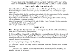 Quyết định 49/2006/QĐ-UBND chính sách hỗ trợ nông dân mua thiết bị cơ khí sản xuất trong nước phục vụ sản xuất nông nghiệp