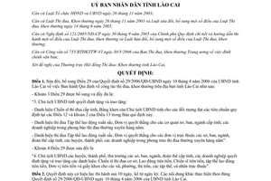 Quyết định 52/2006/QĐ-UBND sửa đổi Quyết định 29/2006/QĐ-UBND về khen thưởng