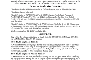 Quyết định 1105/2006/QĐ-UBND sửa đổi Quyết định 2173/2005/QĐ-UBND