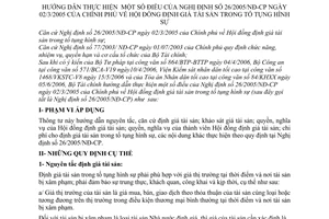 Thông tư 55/2006/TT-BTC Hội đồng định giá tài sản TTHS hướng dẫn thực hiện Nghị định 26/2005/NĐ-CP