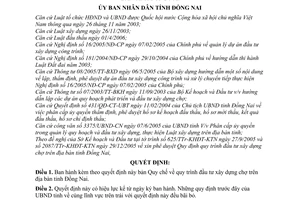 Quyết định 55/2006/QĐ-UBND Quy định quy trình đầu tư xây dựng chợ