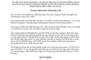 Quyết định 1285/QĐ-UBND chi phí hỗ trợ cho dân trồng rừng sản xuất Đắk Lắk