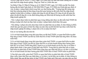 Công văn 2703/TCT-PCCS chính sách thuế TNDN