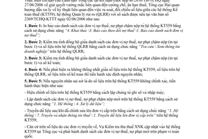 Công văn 3102/TCHQ-CNTT hướng dẫn xử lý về kỹ thuật việc rà soát, đối chiếu số liệu theo văn bản 2369/TCHQ-KTTT