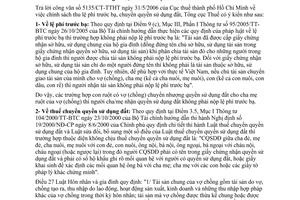 Công văn 2539/TCT-TS chính sách thu lệ phí trước bạ chuyển quyền sử dụng đất