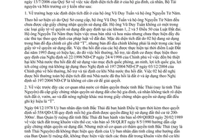 Công văn 3058/BTNMT-ĐĐ xác định diện tích đất ở