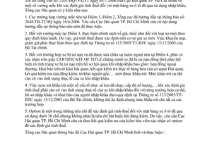 Công văn 3319/TCHQ-KTTT vướng mắc khi xác định giá tính thuế mặt hàng xe ô tô đã qua sử dụng nhập khẩu