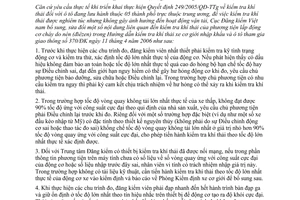 Công văn 821/ĐK bổ sung Hướng dẫn 370/ĐK  kiểm tra khí thải