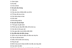 Tiêu chuẩn ngành TCN 68-241:2006 về thiết bị điện thoại dùng cho nghiệp vụ lưu động hàng hải - Yêu cầu kỹ thuật do Bộ Bưu chính Viễn thông ban hành