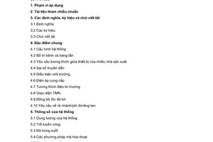 Tiêu chuẩn ngành TCN 68-236:2006 về thiết bị vô tuyến điểm - Đa điểm dải tần dưới 1 GHz sử dụng truy nhập FDMA - Yêu cầu kỹ thuật do Bộ Bưu chính Viễn thông ban hành