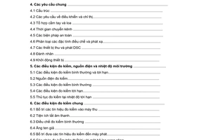 Tiêu chuẩn ngành TCN 68-240:2006 về thiết bị điện loại VHF sử dụng trên sông - Yêu cầu kỹ thuật do Bộ Bưu chính Viễn thông ban hành