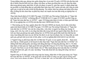 Chỉ thị 12/2006/CT-UBND tổ chức hội toàn dân bảo vệ an ninh Tổ quốc Bình Phước