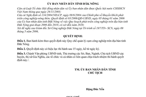 Quyết định 22/2006/QĐ-UBND Quy chế quản lý cụm công nghiệp