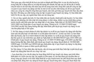 Chỉ thị 21/2006/CT-UBND nâng cao lập quản lý quy hoạch xây dựng tỉnh Quảng Bình